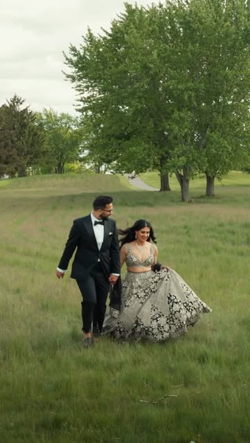 Vidhi and Mayank in their Instagram film cover