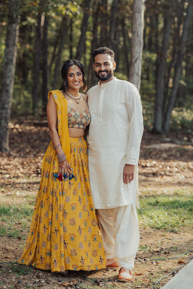Shrusti and Rishi together in the afternoon light