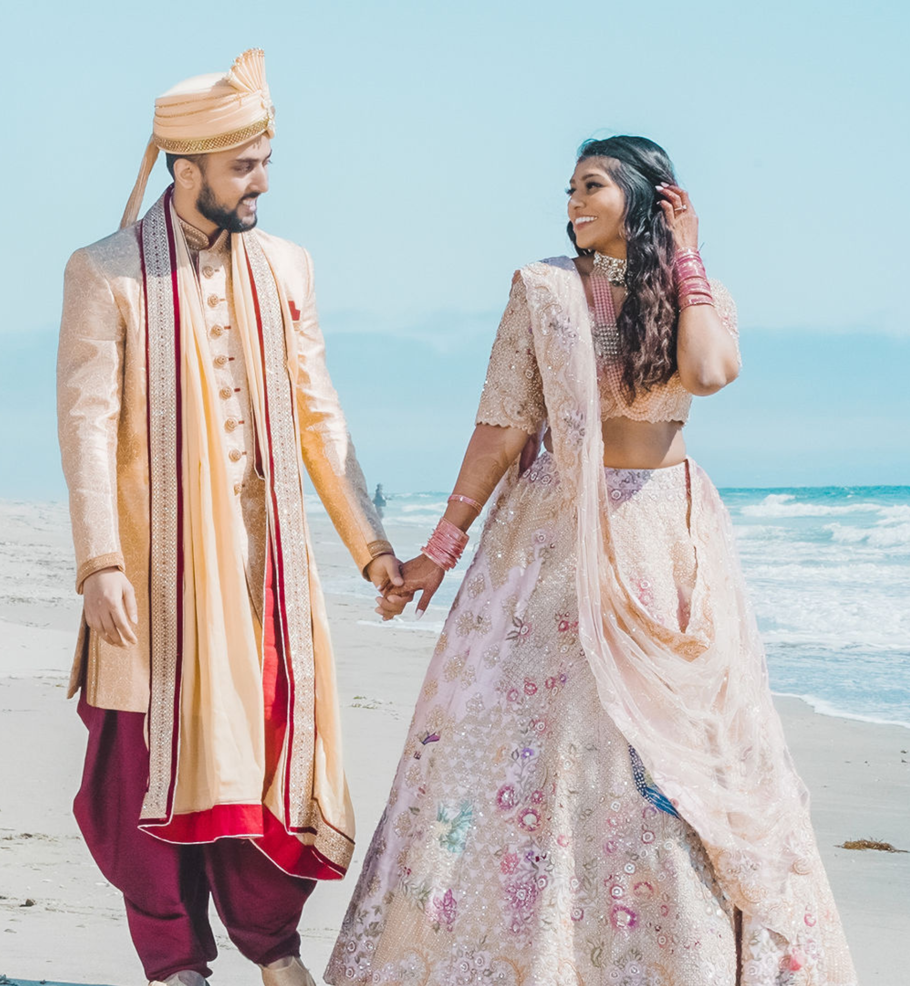 Indian wedding photography was captured with the couple.